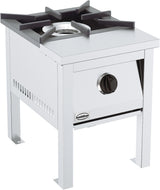 Gas-Hockerkocher / 12 kW / 1 Brenner / 400 mm / Combisteel – professioneller Hockerkocher für Gastronomie