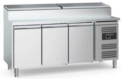 Saladette / 3 Türen / 8x 1/3 GN / 417 L / Combisteel