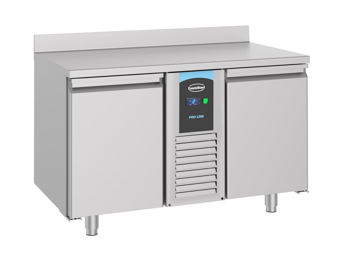 Kühltisch / 700 Serie / Energy Line / Monoblock / mit Aufkantung / 2 Türen / 281 L / Combisteel