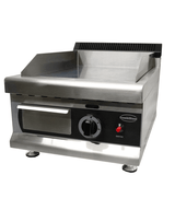 Gas-Grillplatte / Chrom glatt / 400 mm / 3 kW / Combisteel – professionelle Gas-Grillplatte für Gastronomie