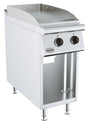 Elektrische Grillplatte BASE 900 / Chrom glatt / 400 mm / 6 kW / 400 V / Freistehend / Combisteel – elektrische Grillplatte für Gastronomie