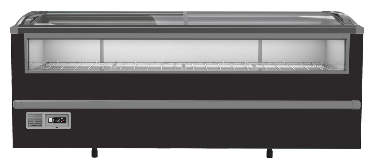 Combisteel Supermarkt-Tiefkühltruhe 1005 L Schwarz SKU 7072.0030