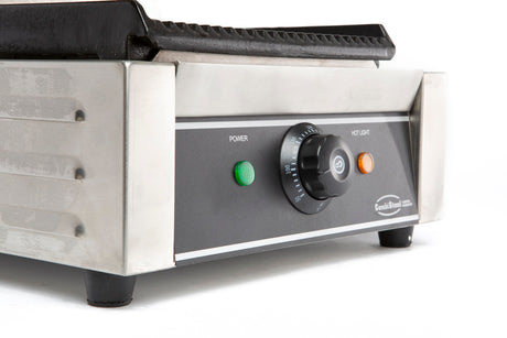 Elektrischer Kontaktgrill gerillt 1,8 kW / Combisteel – professioneller Kontaktgrill für Gastronomie
