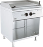 Gas-Lavasteingrill BASE 900 / 800 mm / 18 kW / Freistehend / Combisteel – für professionelle Gastronomie