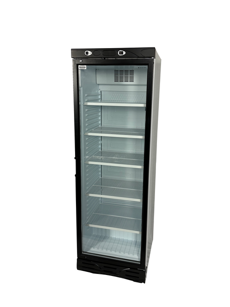 Getränkekühlschrank 1 Glastür Weiß 382 L