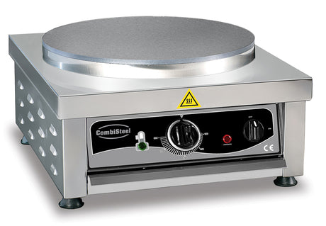 Elektrischer Crêpes-Maker / 1 Platte Ø 400 mm / 3 kW / Combisteel – professioneller Crêpes-Maker für Gastronomie