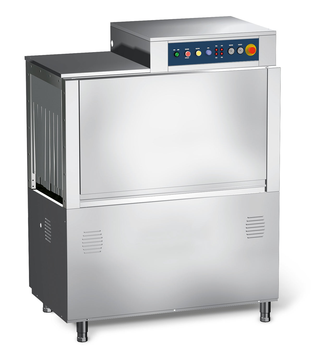 Korbtransportspülmaschine / 70-90-100 Körbe/h / 1150 × 790 × 1710 mm / 7280.0085 / Combisteel