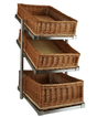 Brotkorb-Etagere 3-stufig schmales Modell von Combisteel
