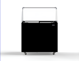 Speiseeisvitrine Corsica 6 x 5 L / Schwarz / Combisteel