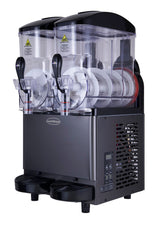 Slush-Maschine / 2 × 12 L / Schwarz / 490 × 570 × 945 mm / Combisteel