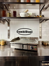 Elektrische Grillplatte / Glatt / 550 mm / 3 kW / 230 V / Combisteel – elektrische Grillplatte für Gastronomie