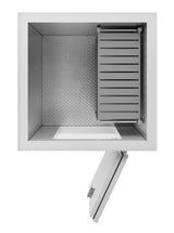 Kühl- und Tiefkühlzelle / 1360 × 1360 × 2200 mm / 2,7 m³ / Isolierung 100 mm / Combisteel