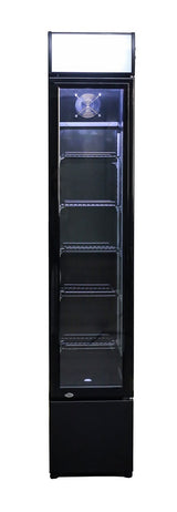 Slim Getränkekühlschrank 1 Glastür 105L