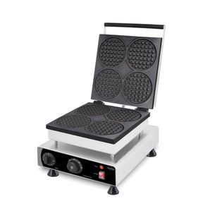 Combisteel Waffeleisen für 4 runde Waffeln für Gastronomie