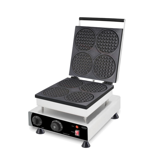 Combisteel Waffeleisen für 4 runde Waffeln für Gastronomie