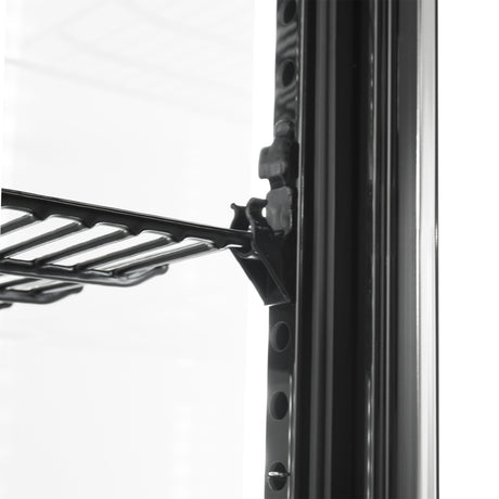Kühlvitrine / 78L / Schwarz
