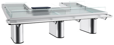 Fischtheke / 3,94 m² Präsentationsfläche / Combisteel