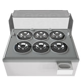 Speiseeisvitrine / Zanzibar / 6 × 7 L / Weiß / 939 × 674 × 935 mm / Combisteel