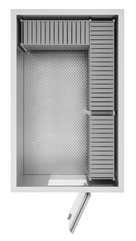 Kühl- und Tiefkühlzelle / 1960 × 3160 × 2200 mm / 10,4 m³ / Isolierung 100 mm / Combisteel