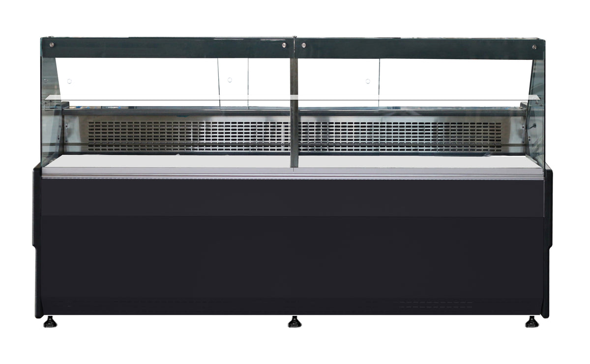 Kühltheke / Wesley / 2.5 / 208 L / Schwarz / Edelstahl / Combisteel