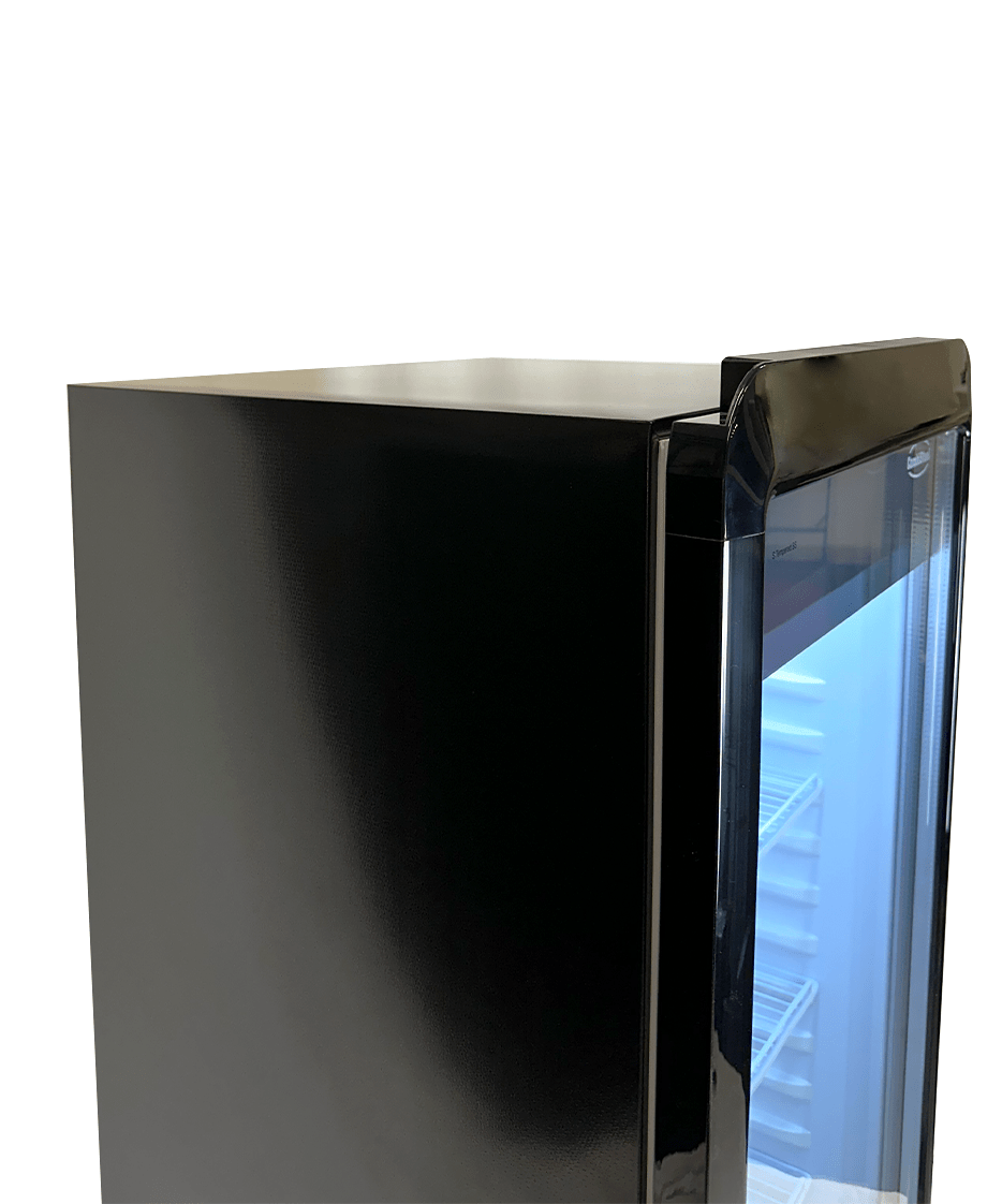 Getränkekühlschrank 1 Glastür Schwarz PIB-280R