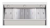 Wandhaube / mit Motor / 1200 × 630 × 457 mm / Combisteel