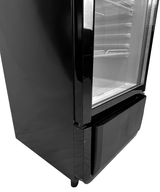Getränkekühlschrank 1 Glastür Schwarz PIB-240R