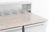 Pizzatisch / 2 Türen / 380 L / Combisteel