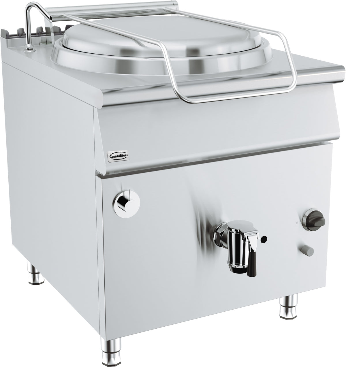 Gas- Kochkessel BASE 900 / 150 L / Direkt beheizt / 20 kW / Combisteel – professioneller Kochkessel für Gastronomie