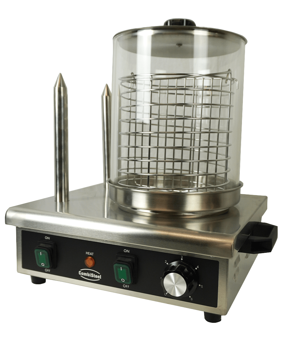 Hot-Dog-Wärmer / mit 2 Brotwärmern / 0.5 kW / 387 × 300 × 395 mm / Combisteel