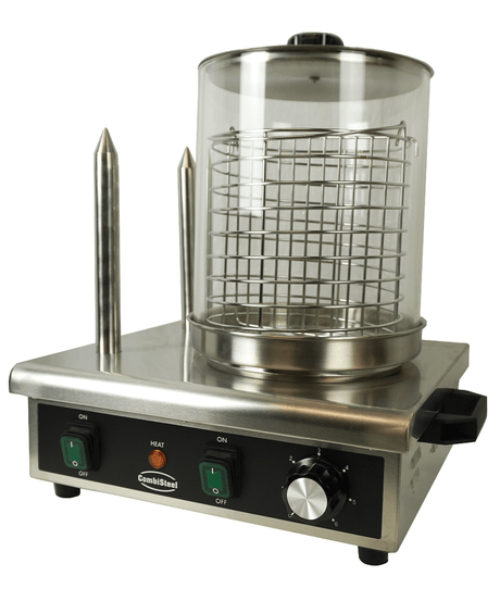 Hot-Dog-Wärmer / mit 2 Brotwärmern / 0.5 kW / 387 × 300 × 395 mm / Combisteel