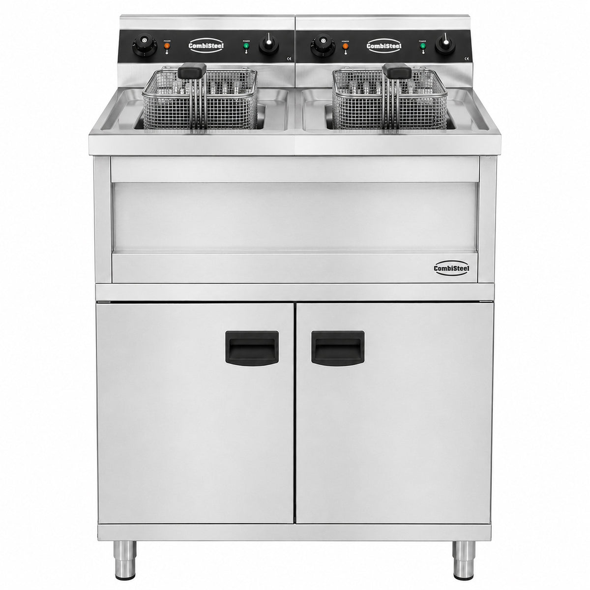 Elektrische Standfritteuse / 2 × 12 L / 2 × 9 kW / Combisteel