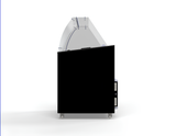 Speiseeisvitrine Java 8 x 5 L / Schwarz / Combisteel