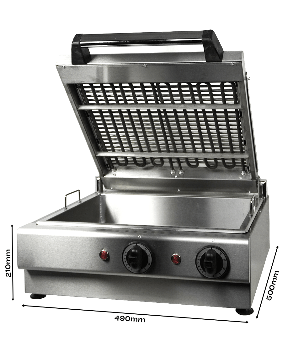 Elektrischer-Wassergrill / 490 mm / 5 kW / 400 V / Combisteel – Wassergrill für professionelle Gastronomie