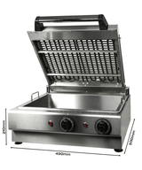 Elektrischer-Wassergrill / 490 mm / 5 kW / 400 V / Combisteel – Wassergrill für professionelle Gastronomie