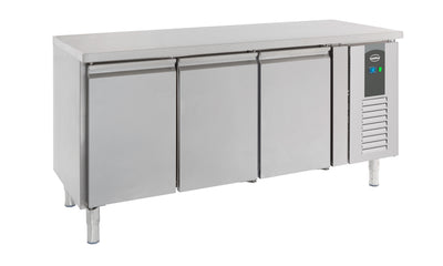 Tiefkühltisch / 3 Türen / 402 L netto / Combisteel