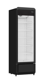 Getränkekühlschrank 1 Glastür Schwarz PIB-280R