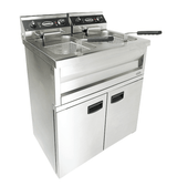 Elektrische Standfritteuse / 2 × 9 L / 2 × 3,3 kW / 230 V / Combisteel