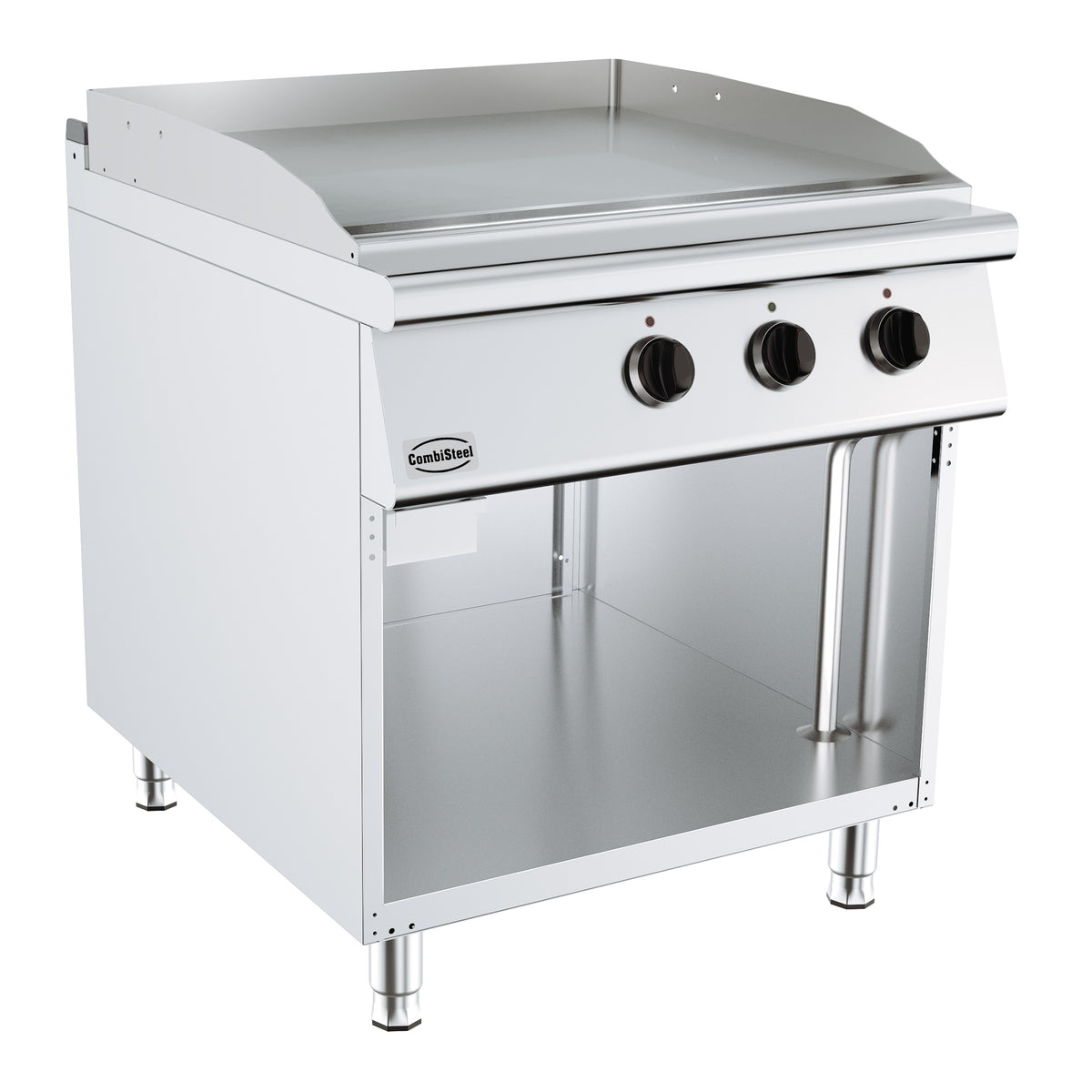 Elektrische Grillplatte BASE 900 / Glatt / 800 mm / 12 kW / 400 V / Freistehend / Combisteel – elektrische Grillplatte für Gastronomie