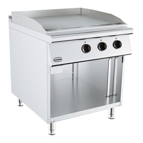 Elektrische Grillplatte BASE 900 / Glatt / 800 mm / 12 kW / 400 V / Freistehend / Combisteel – elektrische Grillplatte für Gastronomie