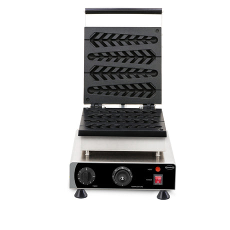 Waffeleisen für 4 Tannenbaum-Waffeln am Stiel – 3. Produktansicht