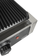 Elektrischer Doppel-Kontaktgrill gerillt 3,6 kW / Combisteel – professioneller Kontaktgrill für Gastronomie