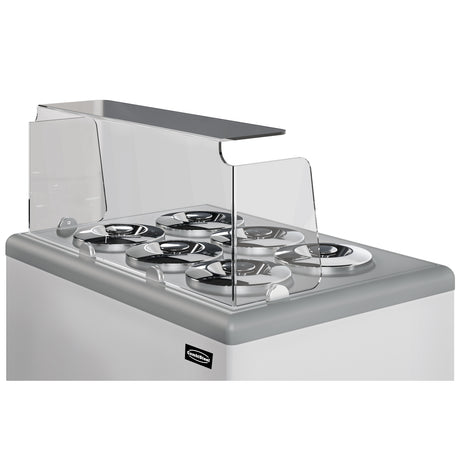 Speiseeisvitrine / Zanzibar / 6 × 7 L / Weiß / 939 × 674 × 935 mm / Combisteel