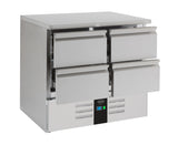 Kühltisch / Energy Line / 4 Schubladen / 257 L / Combisteel