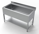 Spültisch mit großem Becken / 1400 × 700 mm / Combisteel