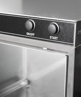 Frontlader Geschirrspülmaschine / 230 V / Korb 500 × 500 mm / mit Abwasserpumpe / mit Spülmitteldosierer / Combisteel