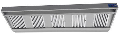 Wandhaube / mit Motor / 3000 × 900 × 450 mm / Combisteel