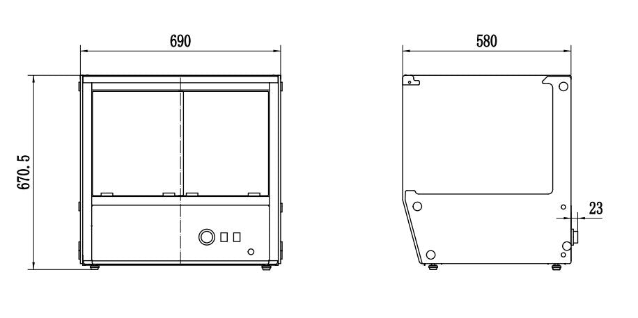 Wärmevitrine 137 L +30 bis +90 °C – Detailansicht 16