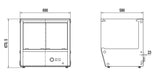 Wärmevitrine 137 L +30 bis +90 °C – Detailansicht 16
