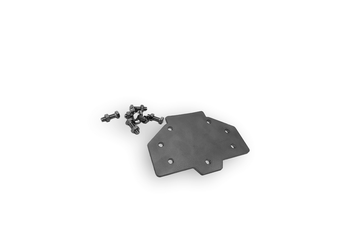 Ablauf für Schlitzrinne / 2 Ausgänge / 300 × 265 × 175 mm / Combisteel